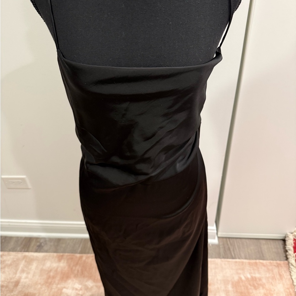 Black Silky Old Navy Evening Dress